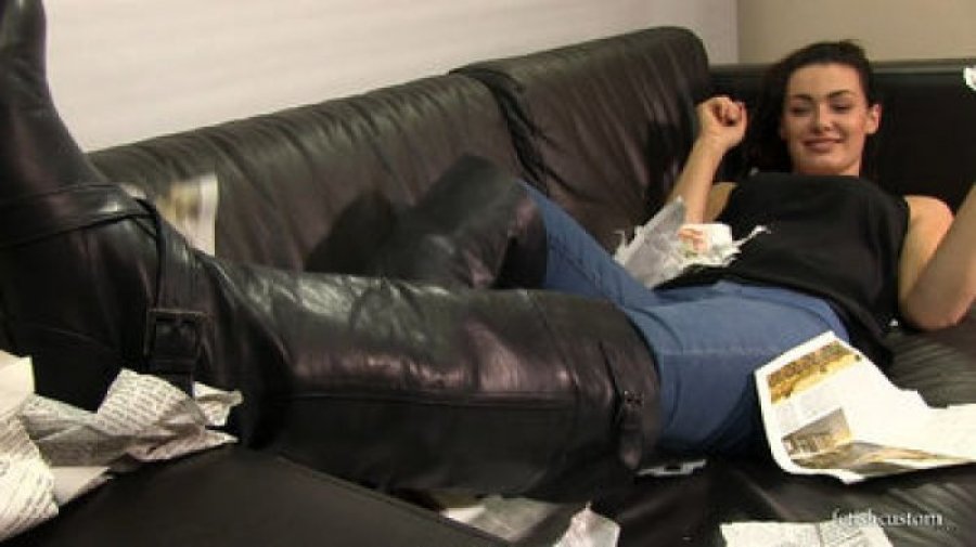 Tanya Destroys Your Big Book and Your Life in Leather Boots