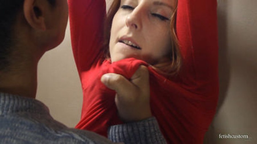 Akeira Shirt Pull By Jealous Humiliated Boyfriend