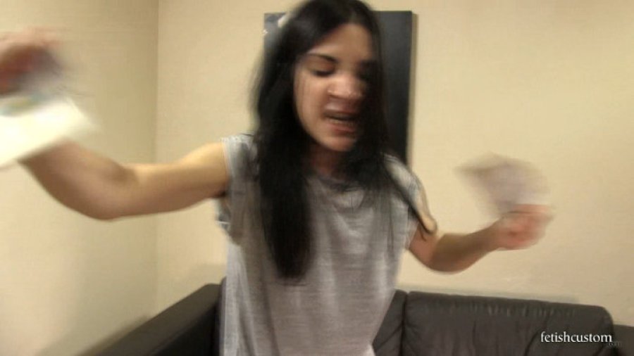 Matilda Book Destruction in Leather Boots