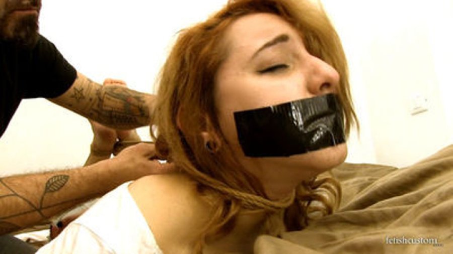 Clementine Foot Worshipped in Bondage