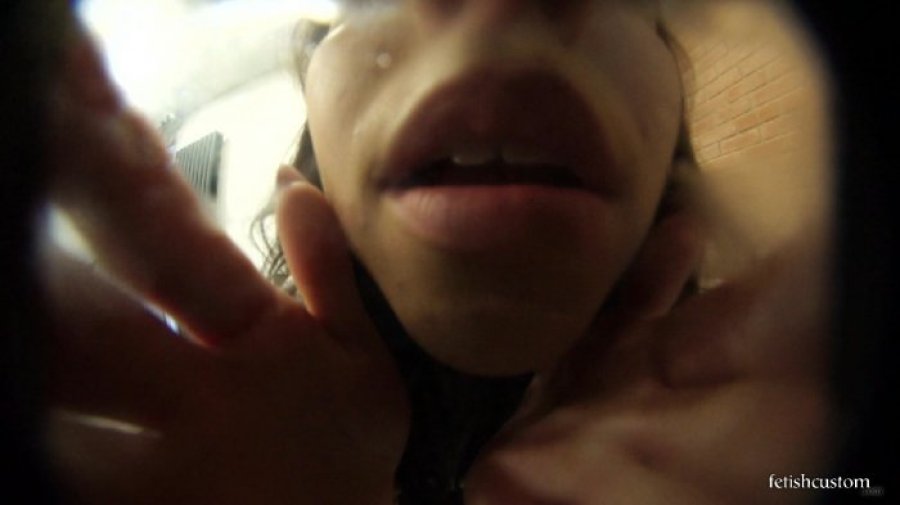 Bee Giantess Hands Fisheye Smothering and Kissing