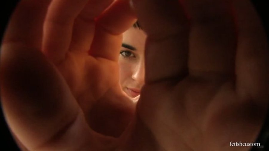 Glass Olive Giantess Hands Fisheye Smothering