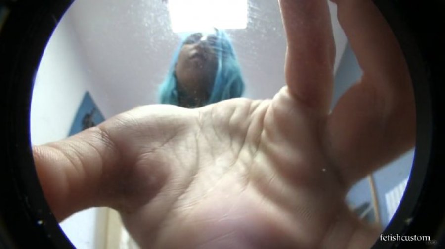 Liz Rainbow Giantess Hands Fisheye Smothering