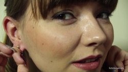 Bethany Shows Her Ears and Pulls Them