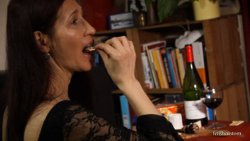 Secretary Alexia Eats Cheese