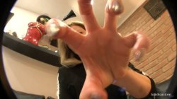 Lucy Lauren Giantess Hands Fisheye Smothering
