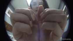 Faye Taylor Giantess Hands Fisheye Smothering