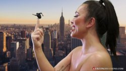 Giantess Hannah Shaw Eats Tiny Loser